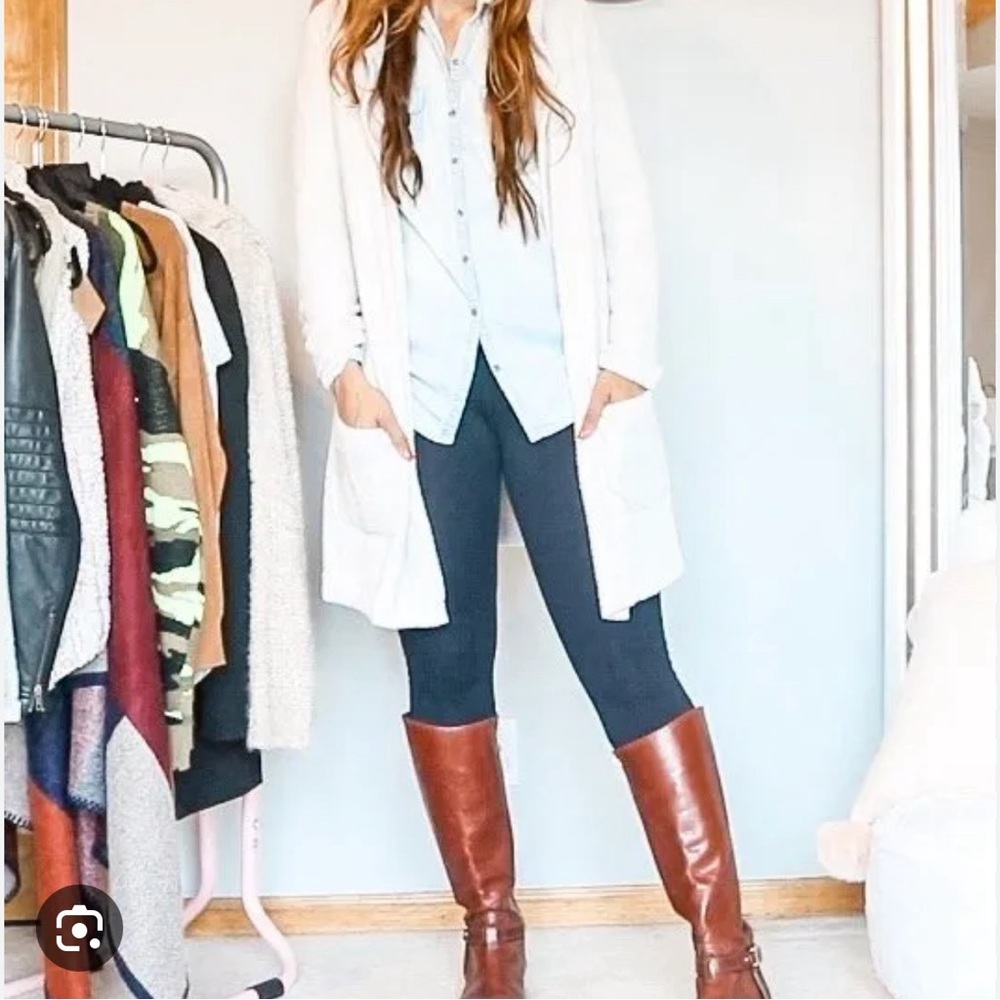 Naturalizer $200 Women's June Leather Knee High Riding Boot Brown Size 6 New - Picture 15 of 15